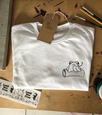 Image 1 of Spooky Frog on a Log Tee