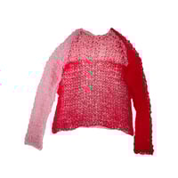 Image 1 of Custom Colour Block Mohair Jumper