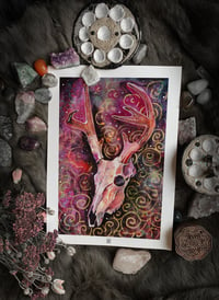 Image 1 of Lovely Horns Art Print