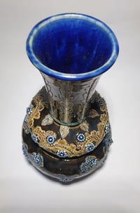 Image 4 of Doulton Lambeth Double Gourd Vase