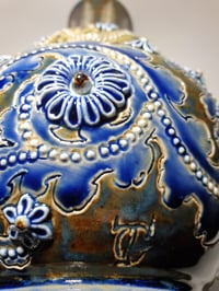 Image 3 of Doulton Lambeth Double Gourd Vase