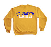 #044 St Joachim Basketball 3 - Gold Crewneck