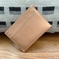 Image 1 of NUDE LEATHER CARD SLEEVE