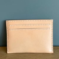 Image 3 of NUDE LEATHER CARD SLEEVE