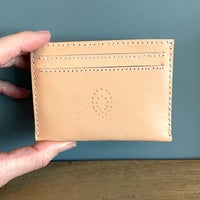 Image 2 of NUDE LEATHER CARD SLEEVE