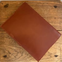 Image 2 of A5 TAN LEATHER NOTEBOOK AND PEN SET