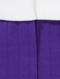 Image 2 of Daiglen School Football Socks, purple with white tops