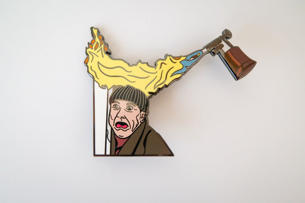 Hot Head Enamel Pin