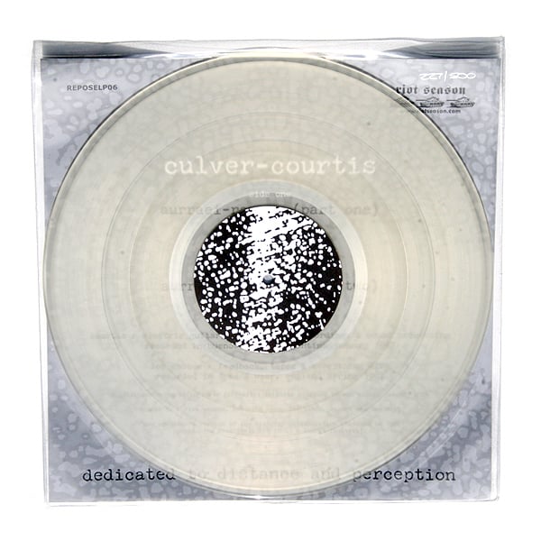 CULVER-COURTIS 'Culver-Courtis' Clear Vinyl LP