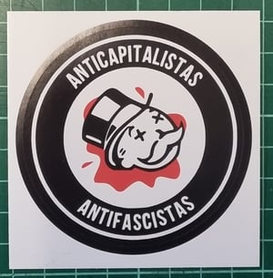 Image of "Anticapitalistas Antifascistas", sticker 10pk