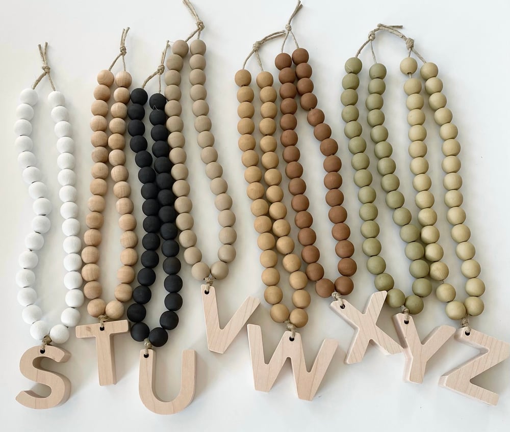 Image of Extra Mini Love Beads - LETTERS (S-Z)