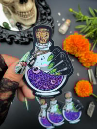 Image 3 of Nail Tech Elixir Bottle Glitter Stickers