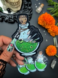 Image 2 of Nail Tech Elixir Bottle Glitter Stickers