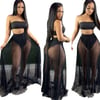 Sexy See Through Mesh High Waist 2-Piece Set