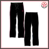 CHC Track Pants - Black - Red/White Piping