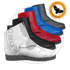 Image of Movie Clone Short Boots (White/Black/Red/Gray/Blue)