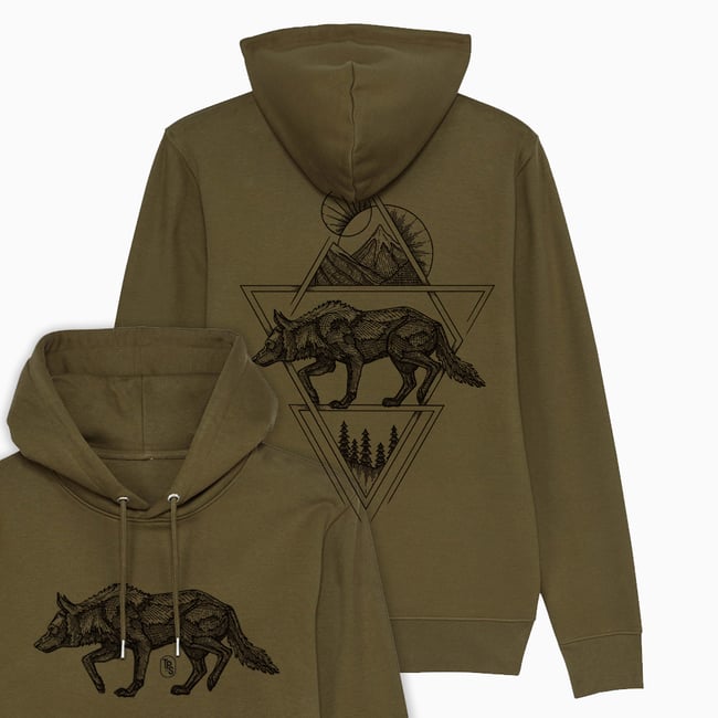 Wolf Moon Hoodie Organic Cotton