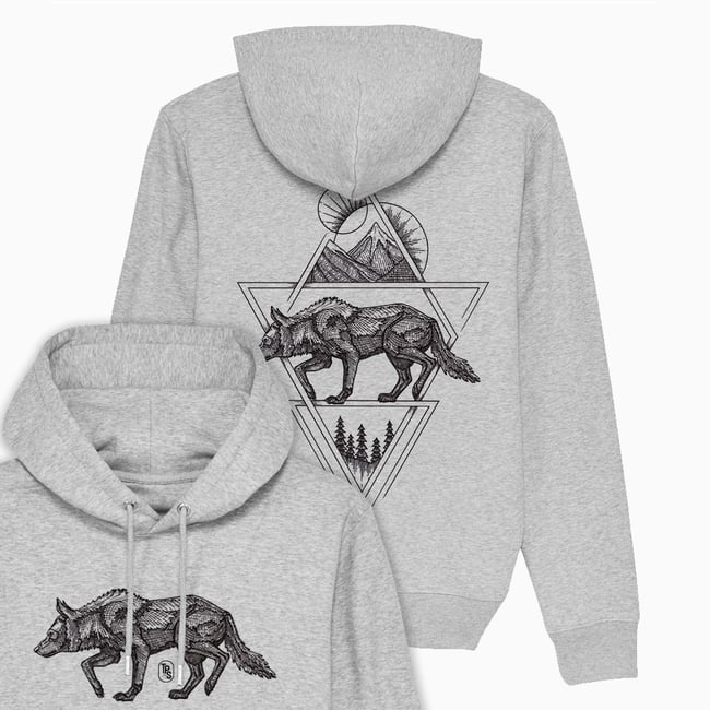 Wolf Moon Hoodie Organic Cotton