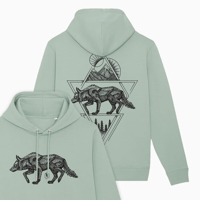 Wolf Moon Hoodie Organic Cotton