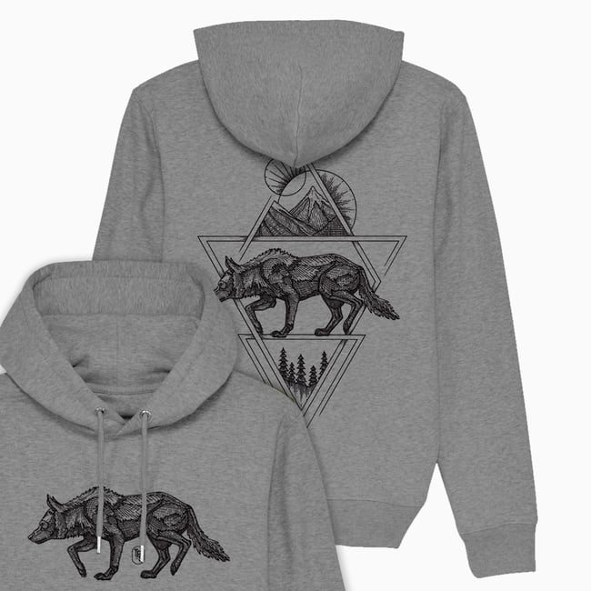 Wolf Moon Hoodie Organic Cotton