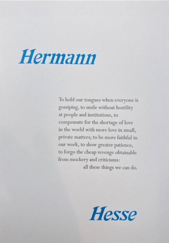 Image of Hermann Hesse quote – integrity