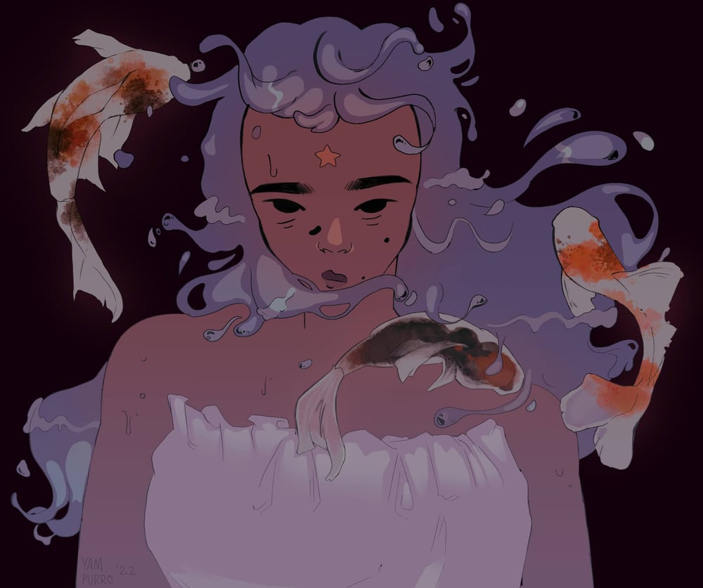 Image of KOI Mini Print