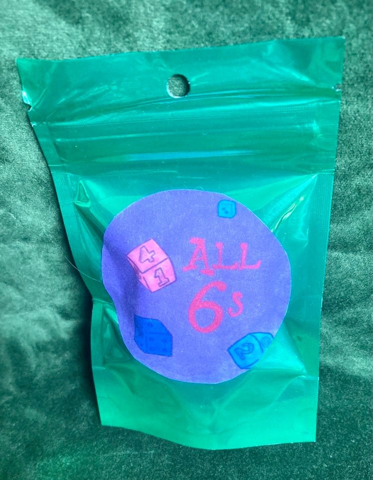 Image of All Sixes D6 Mystery Bag