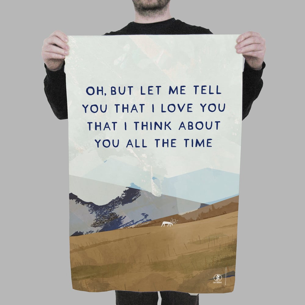 Image of 'LET ME TELL YOU'  <html> <br> </html> (Tea Towel)
