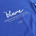 Image of THATBOII 'blume' - tee blue