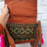 Image 3 of Kantha city bag yellows