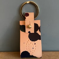 Image 1 of CAMO LEATHER LOOP KEYRING