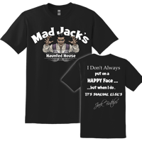 MAD JACK'S HAUNTED HOUSE HAPPY FACE TEE