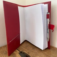 Image 3 of A5 RED NOTEBOOK AND PEN SET