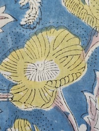 Image 4 of Namaste fabric tempête bleue