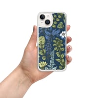 Image 21 of Art Nouveau Inspired Blue Boho Floral Clear Case for iPhone®