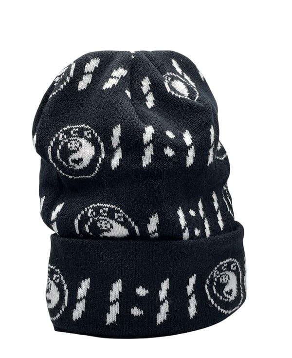 Image of ALL IN beanie BLK/WHT