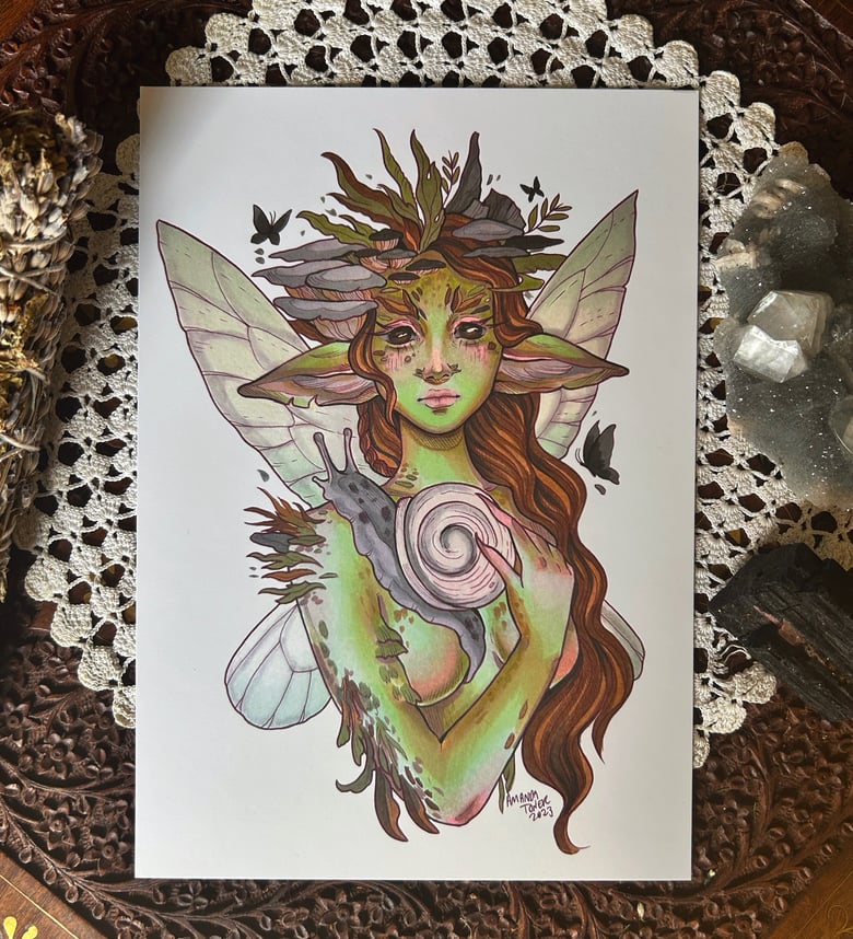 Image of EARTH FAERIE PRINT