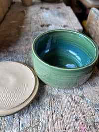 Image 2 of Lidded pot Green
