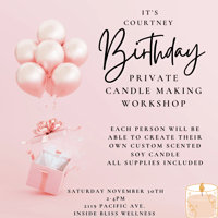 Courtney Private candle workshop