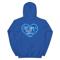 Image 21 of HOT GIRLS HAVE HEART HOODIE - BLUE