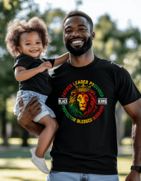 Image 2 of Black King Father's Day Tee