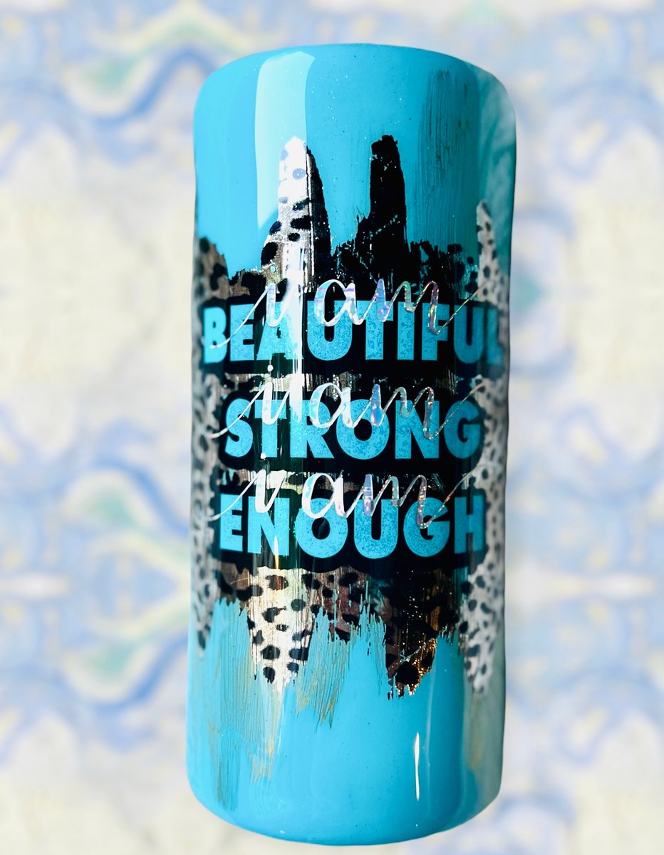 30 ounce fatty epoxy Tumbler I am enough