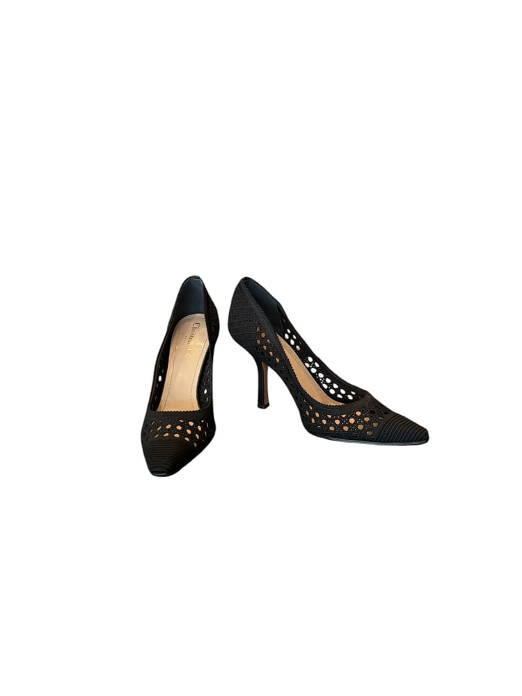 Image of Christian Dior Size 37 Cloth Pumps 6-1898