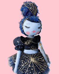 Image 3 of HAND CRAFTED MEDIUM CELESTIAL ART DOLL 