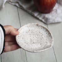 Image 5 of Deep Speckled Small Spoon Rest, Handcrafted Spoon Dish for Your Coffee Station, Made in USA