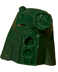 Image 3 of Bionicle Great Kanohi Matatu (FDM Plastic-Printed, Dark Green)
