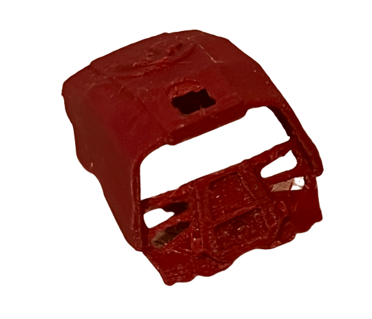 Image of Bionicle Great Kanohi Komau (FDM Plastic-Printed, Dark Red)