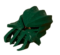 Image 1 of Inaquatic Kanohi Zatth by KhingK (Toa Kongu, FDM Plastic-printed, Dark Green)