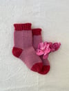 KNITTED SOCKS PINK
