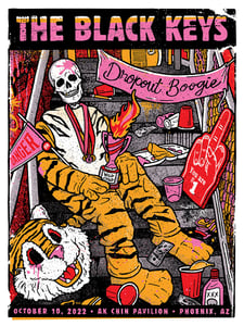 Image of The Black Keys 2022 Main Show Print